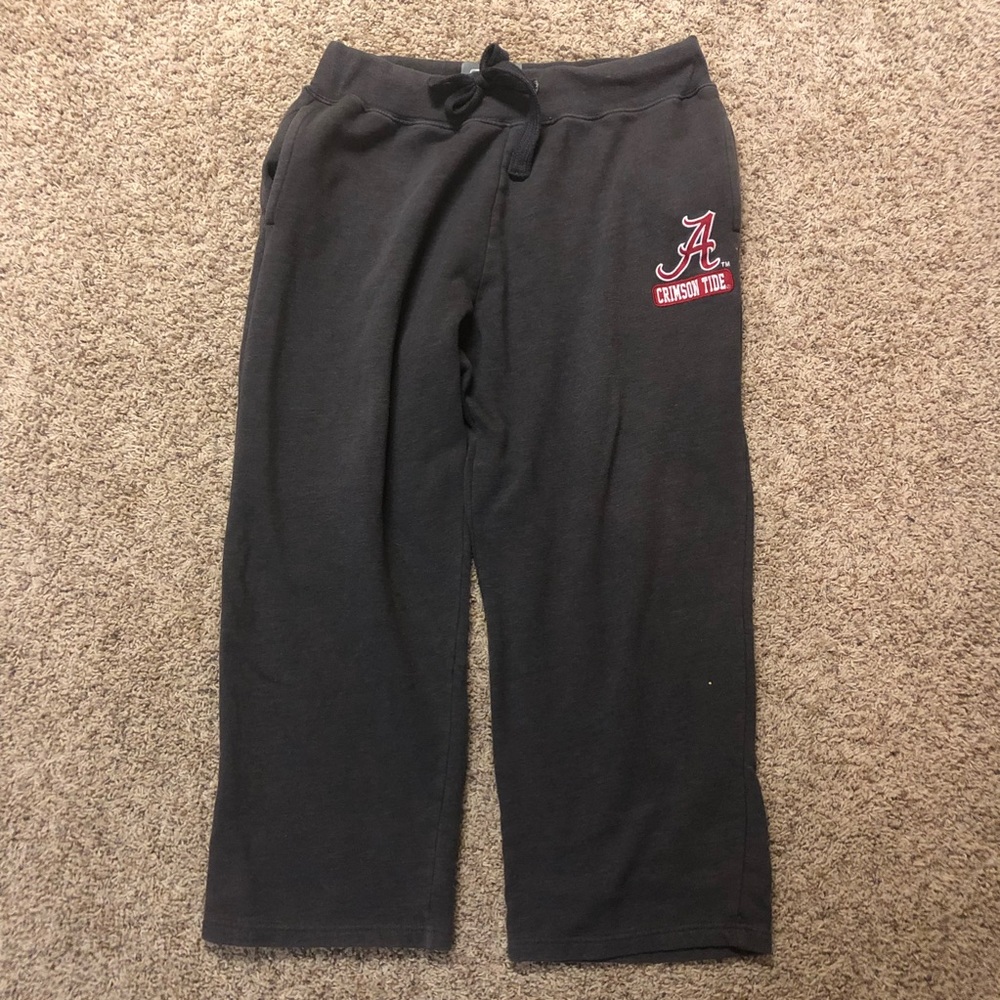 Crimson Tide Wide-Leg Sweat Pants Large (30” long)